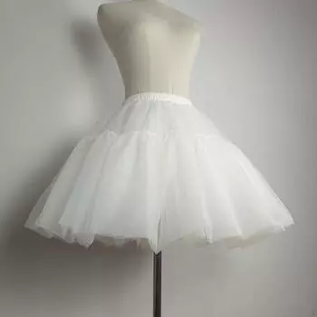 Женская нижняя юбка мягкая эластичная талия пышная пачка для свадебного платья вечерние платья