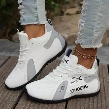 Женская новая элегантная неглубокая зимняя классическая дизайнерская спортивная обувь в тон, женская походная вулканизированная обувь 35