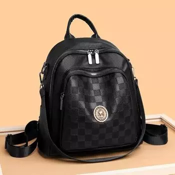 Женская новая корейская стильная универсальная дорожная сумка модный мягкий кожаный высококачественный женский рюкзак One Bag многоцелевой