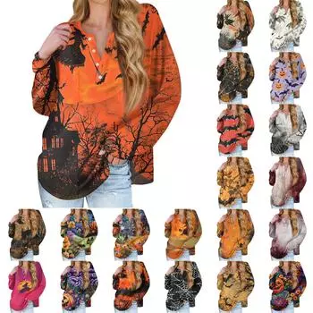 Женская новая модная футболка с длинными рукавами и воротником на пуговицах, тонкий топ, повседневные топы L армия зеленый