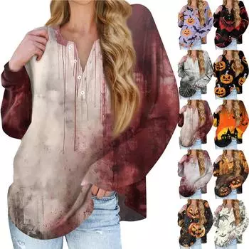 Женская новая модная футболка с длинными рукавами и воротником на пуговицах, тонкий топ, повседневные топы L