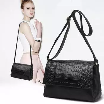 Женская новая модная многослойная сумка через плечо из мягкой кожи с большой вместимостью