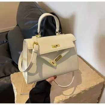 Женская новая модная сумка через плечо 2024 года с небольшим дизайном, популярная в Интернете, простая и модная портативная маленькая квадратная сумка