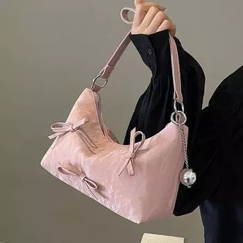 Женская новая модная высококачественная косая сумка для подмышек на одно плечо Instagram Модная и свежая литературная легкая роскошная сумка New Moon