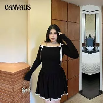 Женская новая осенняя мода Simple Trend Slim Fit с длинными рукавами 1XL чёрный