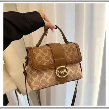 Женская новая ретро-сумка через плечо с принтом, универсальная популярная сумка-мессенджер