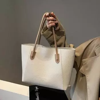 Женская новая сумка через плечо из плутония с застежкой-молнией, высококачественная текстура, большая вместимость, изысканная универсальная сумка для отдыха и путешествий