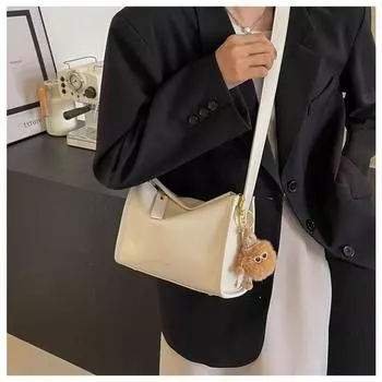 Женская новинка 2024 года, летняя высококачественная и минималистичная сумка через плечо из искусственной кожи, простая и модная сумка через плечо для пригородных поездок only bag