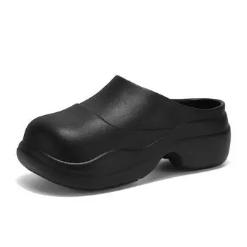 Женская новинка 2025 года, толстая подошва, женская обувь, большой размер, нескользящая, удобная, повседневная, на плоской подошве, для работы, пляжные тапочки, сандалии 36-37