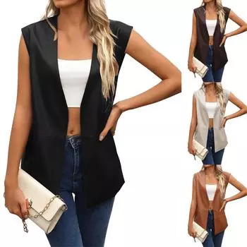 Женская облегающая куртка Женская мотоциклетная одежда, кожаная куртка с воротником-стойкой L бежевый