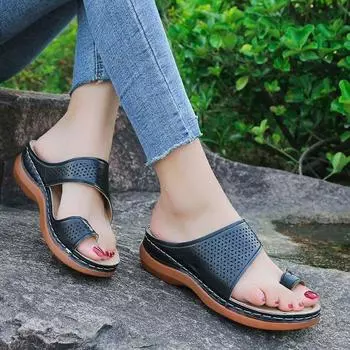 Женская обувь 2024 года, новые ветрозащитные женские тапочки 43 размера, верхняя одежда, сандалии 35 красный