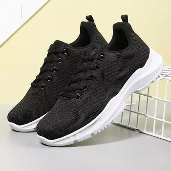 Женская обувь 2025 года, лето, новые дышащие сетчатые кроссовки, модный тренд, универсальные кроссовки, легкие, износостойкие, повседневные кроссовки 35