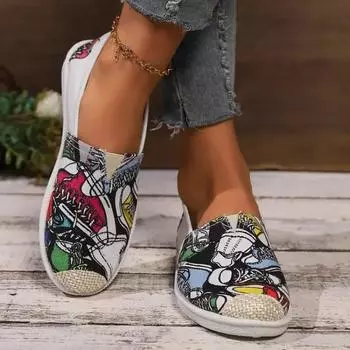 Женская обувь 2025 года, новые легкие повседневные туфли из дышащей сетки, удобные туфли на плоской подошве с мягкой подошвой, туфли на плоской подошве Zapatos De Mujer 35