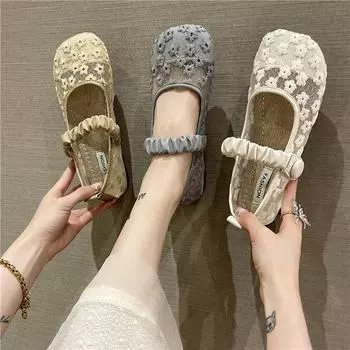 Женская обувь, балетки с квадратным носком, весенне-осенние туфли на плоской подошве в стиле Лолиты, резиновая обувь для женщин, туфли Мэри Джейн 37