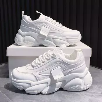 Женская обувь, белые спортивные туфли для спортзала, женские кроссовки на шнуровке, по акции, для повседневной ходьбы, оригинал, 2024, новые, 39 дюймов 35