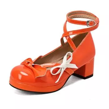 Женская обувь больших размеров 44, 45, 46, новые туфли-лодочки с круглым носком, женские рабочие туфли на высоком каблуке, женские туфли-лодочки на массивном каблуке 34 красный