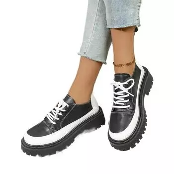 Женская обувь больших размеров, женская вулканизированная обувь, женские кроссовки на платформе с круглым носком, разноцветная женская повседневная обувь 35