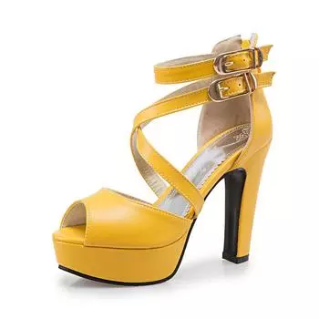 Женская обувь большого размера с пряжкой на поясе, римские сандалии 3126 34 белый