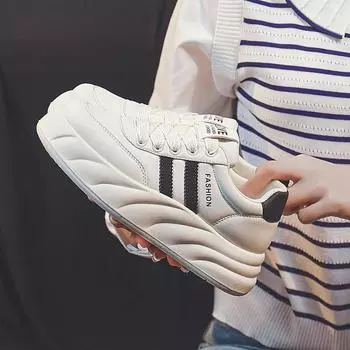 Женская обувь Bread Весна Новые студенческие туфли Универсальная платформа Большие туфли Весна и осень Повседневная обувь 35