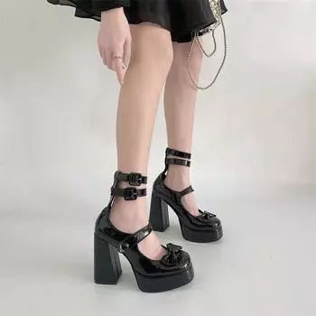 Женская обувь Брендовая пряжка ремешок женские туфли на высоком каблуке модные туфли-бабочки с узором бабочка туфли-лодочки женские туфли на каблуке с круглым носком женские 35