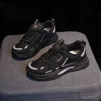 Женская обувь черная баскетбольная женская обувь для бега теннис Y2k мода дешевая новое поступление 2024 вулканизированная для 39 весна город 35