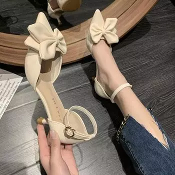 Женская обувь, дизайнерская роскошная элегантная женская обувь на каблуке «котенок», летние женские туфли на высоком каблуке, вечерние модные туфли-лодочки 35 чёрный