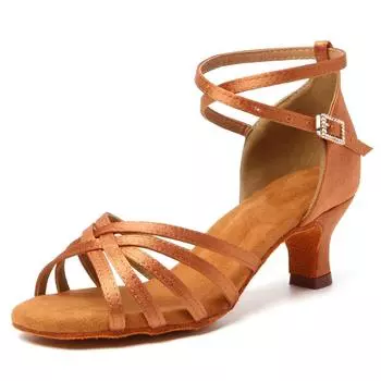 Женская обувь для бальных танцев, латинского танго, сальсы, на высоком каблуке 5 см 37