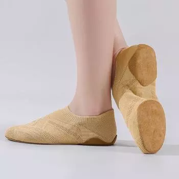 Женская обувь для йоги и танцев Детская обувь для черлидинга Взрослая тренировочная обувь Мягкая танцевальная обувь Обувь для квадратных танцев 28