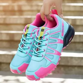 Женская обувь для походов на открытом воздухе. Кроссовки для бега по пересеченной местности. Горная обувь. 36 красный