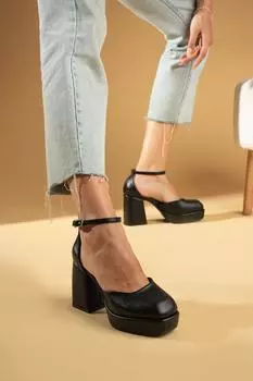 Женская обувь для повседневного/вечернего платья с подошвой на платформе и лодыжкой специального дизайна 016-1502-23Объем