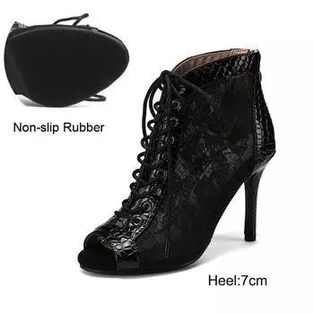 Женская обувь для танцев, женские бальные танцы, латиноамериканские танцы, черные туфли для девочек, танго, современные сальса, свадебные туфли, женские туфли на высоком каблуке 35