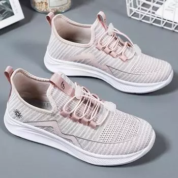 Женская обувь, дышащая мягкая подошва, повседневная весенняя обувь для прогулок, модная спортивная обувь 36