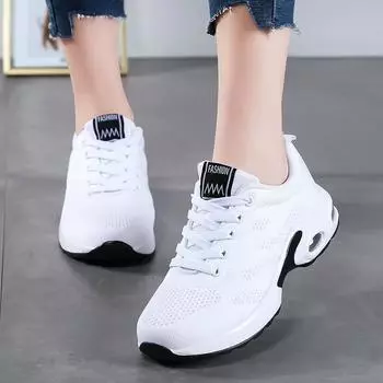 Женская обувь Дышащая прогулочная обувь Кроссовки Легкие кроссовки 35 белый