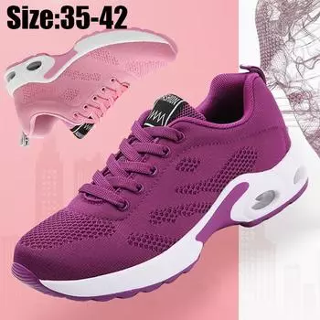 Женская обувь Дышащая прогулочная обувь Кроссовки Легкие кроссовки Размер 35-42 35 белый