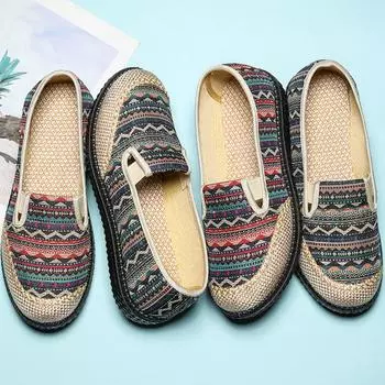 Женская обувь Дышащая тканая дышащая повседневная спортивная женская обувь Женская парусиновая обувь 36 красный