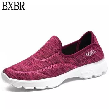 Женская обувь Дышащие женские прогулочные кроссовки Кроссовки 36