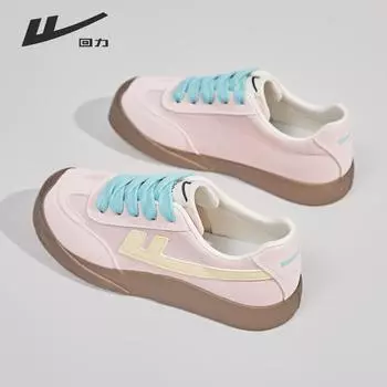 Женская обувь Huili Повседневная модная универсальная одинарная обувь 34 розовый