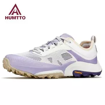 Женская обувь HUMTTO, дышащие женские кроссовки, роскошные дизайнерские противоскользящие спортивные походные ботинки, треккинговые кроссовки на открытом воздухе 36 чёрный