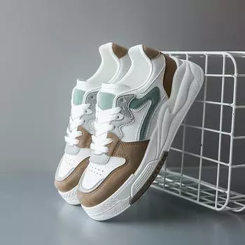 Женская обувь INS, удлиняющие туфли на толстой подошве, корейская обувь, студенческая обувь Tide, четыре сезона, 35–40 35 чёрный