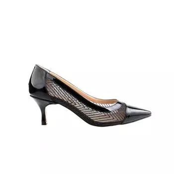 Женская обувь из натуральной кожи на высоком каблуке особого дизайна