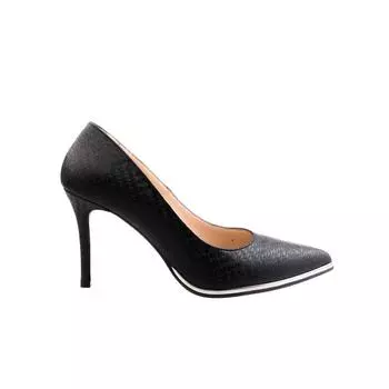 Женская обувь из натуральной кожи на высоком каблуке особого дизайна