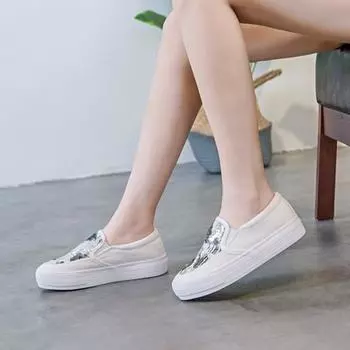 Женская обувь из парусины, туфли-лодочки для женщин, мокасины на высокой платформе, корейская весенняя обувь для ходьбы Y2k, легкая дизайнерская обувь, повседневная 35