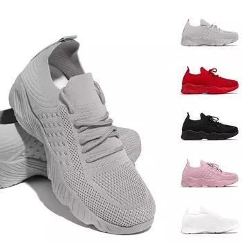 Женская обувь кроссовки модные на шнуровке на платформе 2024 новые летние туфли больших размеров на плоской подошве с сеткой женские вулканизированные туфли Zapatos Mujer 35 белый