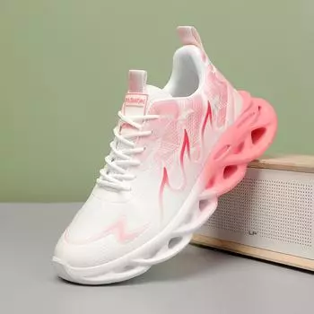 Женская обувь Кроссовки Женские На шнуровке Повседневная Легкая Толстая подошва Обувь для ходьбы Кроссовки для бега Фитнес кроссовки женские 37