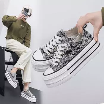 Женская обувь. Модная повседневная женская обувь в национальном стиле 35-40. 35 чёрный