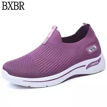 Женская обувь Модные кроссовки Дышащая повседневная женская обувь Кроссовки 36