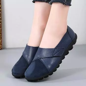Женская обувь, мокасины, удобная повседневная дышащая обувь для вождения для девочек, туфли-лодочки, лоферы больших размеров EU: 35 чёрный