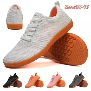 Женская обувь Мужская обувь Обувь для танцев Спортивная обувь Уличная обувь с дышащей сеткой Женские кроссовки Обувь с широким носком 35 чёрный