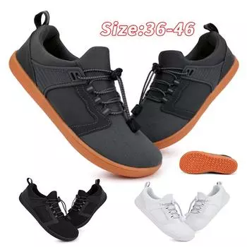 Женская обувь Мужская обувь Обувь для танцев Спортивная обувь Уличная обувь с дышащей сеткой Женские кроссовки Обувь с широким носком 36 чёрный