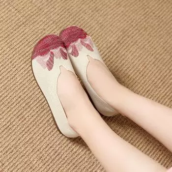 Женская обувь на плоской подошве 2024 года, складные мокасины со шнуровкой для женщин, одинарные туфли с круглым носком, дышащая модная повседневная обувь для мам для женщин 35 серый